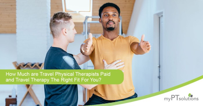 How much does a traveling physical therapist make