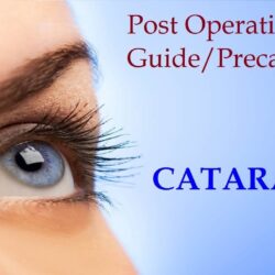 Training eyes after cataract surgery
