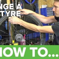 How to change a bike tire without tools