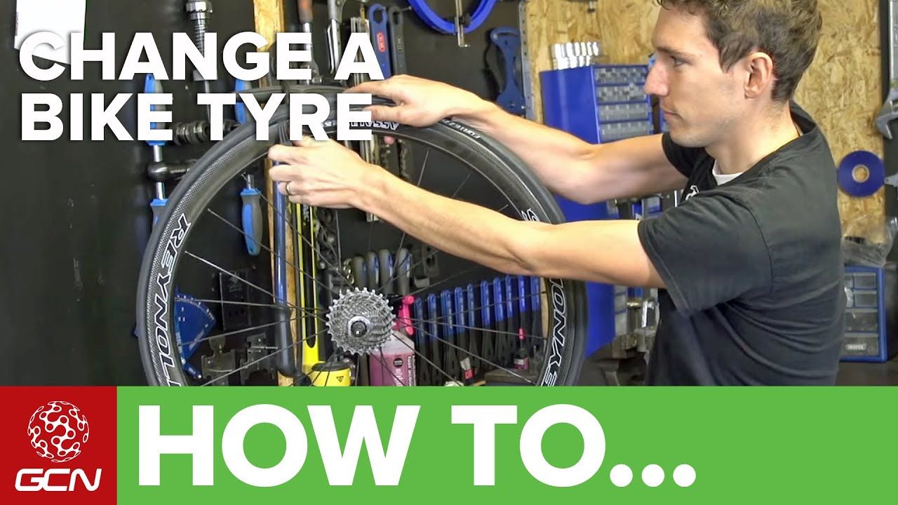 How to change a bike tire without tools