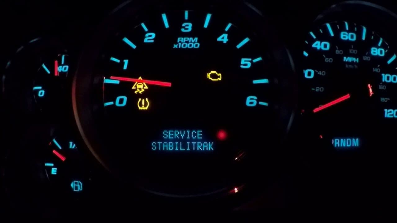 Chevy stabilitrak sensor location