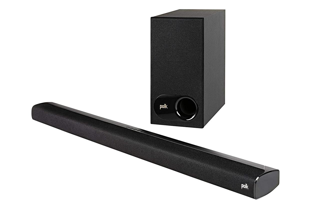 Polk audio signa s2 low profile tv sound bar