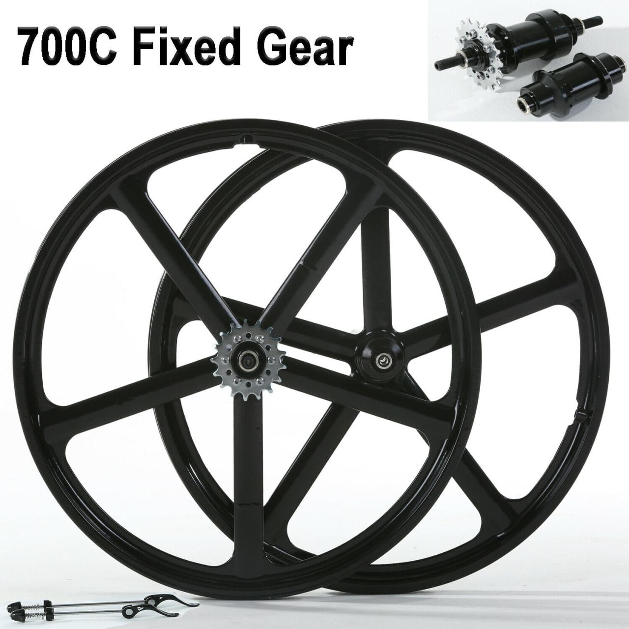 Wheel 700c bicycle fixie spoke imeshbean speed rims