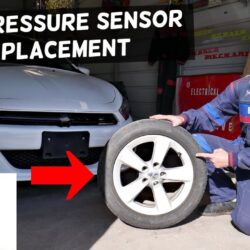 Tire pressure sensor location