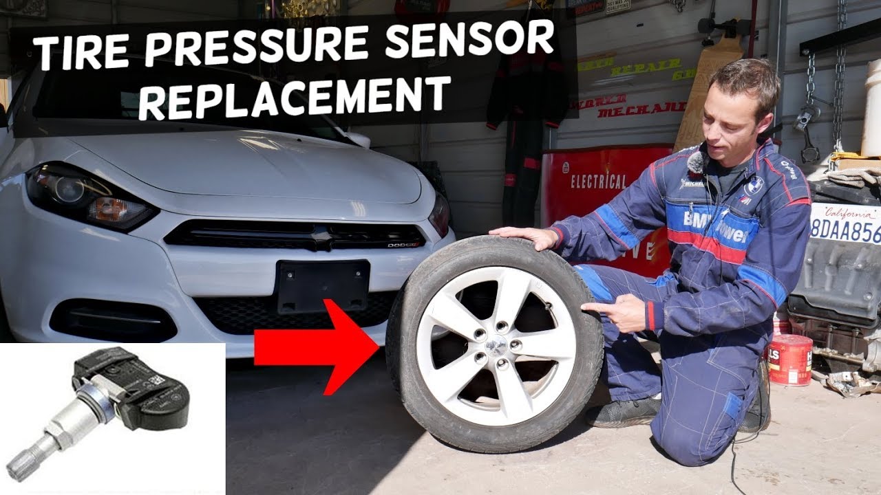 Tire pressure sensor location