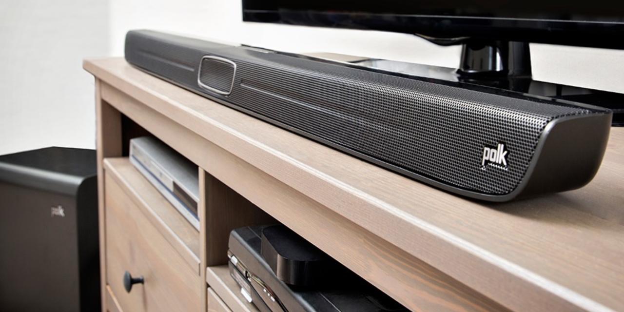 Polk audio signa s2 low profile tv sound bar