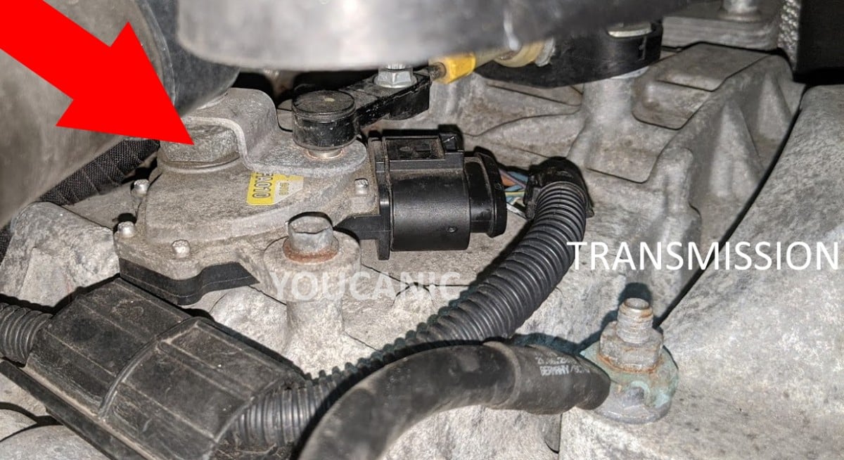 Transmission range sensor location